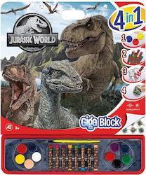 ΣΕΤ ΖΩΓΡΑΦΙΚΗΣ GIGA BLOCK 4 IN 1 JURASSIC WORLD