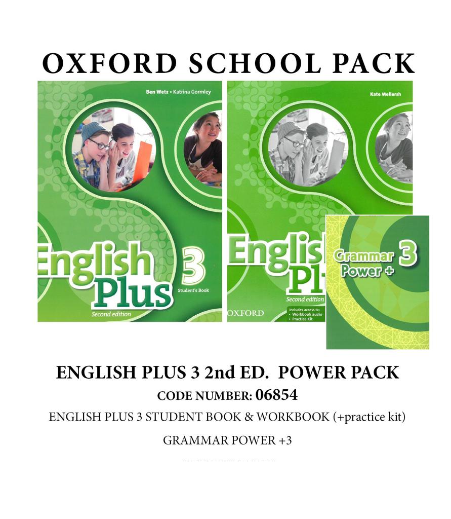 ENGLISH PLUS 3 2ND POWER PACK -06854
