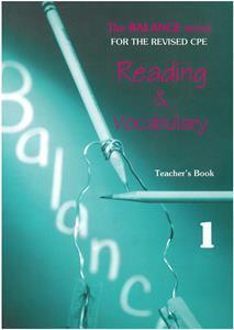 BALANCE 1 (READING & VOCABULARY )TEACHER'S