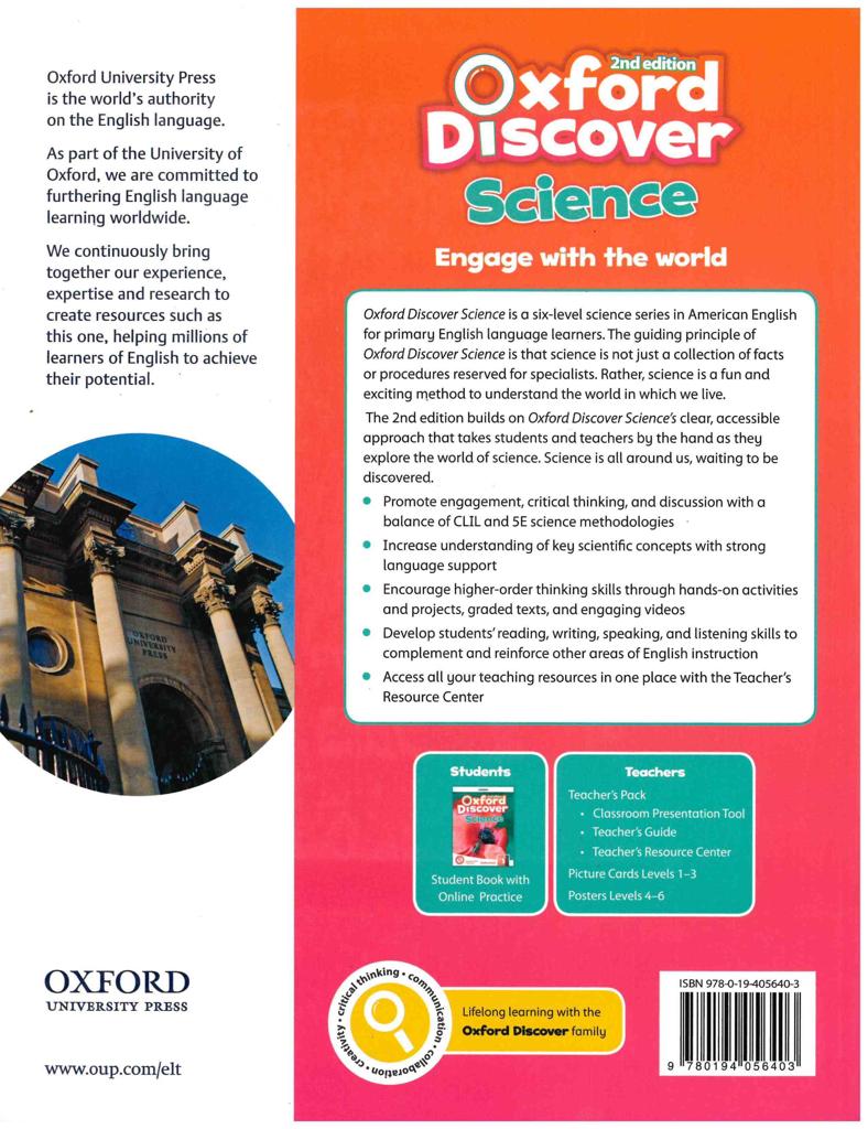 DISCOVER SCIENCE 2ND EDITION 1 STUDENT'S BOOK