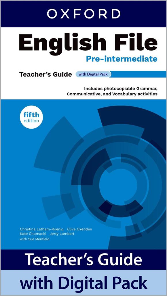 ENGLISH FILE 5TH EDITION PRE-INTERMEDIATE TEACHER'S GUIDE WITH DIGITAL PACK