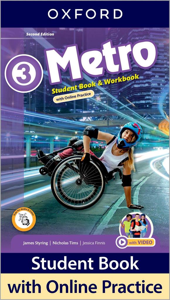 METRO 3 2ND STUDENT'S BOOK & WORKBOOK (+ONLINE PRACTICE)