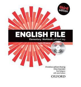 ENGLISH FILE 3RD EDITION ELEMENTARY WORKBOOK WITHOUT KEY