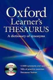 OXFORD LEARNER'S THESAURUS DICTIONARY (SYNONYMS) (+CD-ROM)