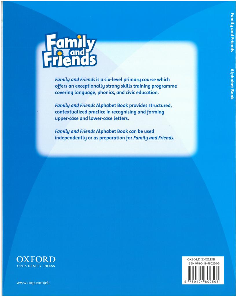 FAMILY & FRIENDS 1 ALPHABET BOOK