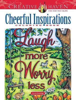 CREATIVE HAVEN CHEERFUL INSPIRATIONS COLORING BOOK