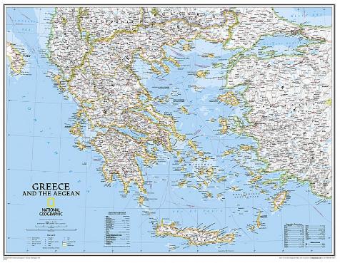 ΧΑΡΤΗΣ ΕΛΛΑΔΟΣ (ΑΝΑΡΤΗΣΗΣ) GREECE CLASSIC MAP