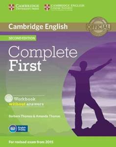 COMPLETE FIRST 2ND EDITION WORKBOOK WITHOUT ANSWERS AND CD