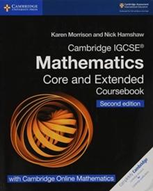 CAMBRIDGE IGCSE (R) MATHEMATICS COURSEBOOK CORE AND EXTENDED SECOND EDITION WITH CAMBRIDGE ONLINE MATHEMATICS (2 YEARS)