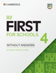 CAMBRIDGE FCE FIRST FOR SCHOOLS 4 STUDENT'S BOOK