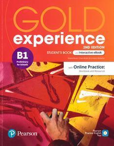 GOLD EXPERIENCE 2ND EDITION B1 STUDENT'S BOOK WITH INTERACTIVE EBOOK WITH ONLINE PRACTICE & DIGITAL RESOURCES & APP
