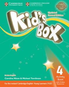 KID'S BOX 4 UPDATED 2ND EDITION WORKBOOK (+ONLINE) 2017