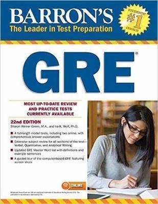 BARRON'S GRE (+ONLINE PRACTICE TESTS) 22ND EDITION