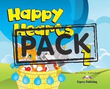 HAPPY HEARTS 1 STUDENT'S PACK 1 (PUPIL'S BK, PRESS OUT EXTRA OPTIONAL, STICKERS, MULTIROM 1)
