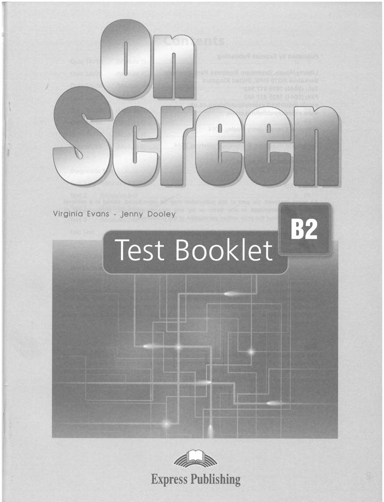 ON SCREEN B2 TEST BOOK REVISED