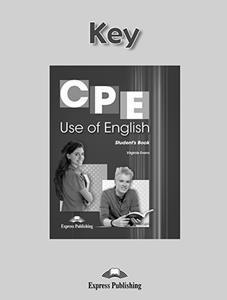 CPE USE OF ENGLISH KEY