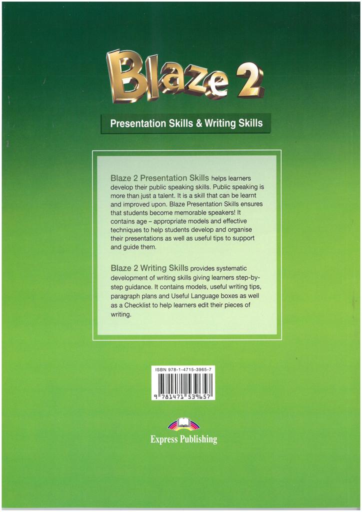 BLAZE 2 PRESENTATION SKILLS & WRITING SKILLS