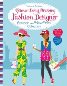 STICKER DOLLY DRESSING FASHION DESIGNER LONDON AND NEW YORK COLLECTION