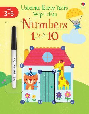 EARLY YEARS WIPE-CLEAN NUMBERS 1 TO 10