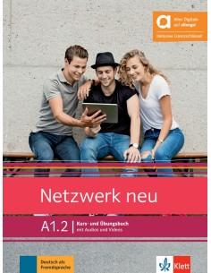 NETZWERK NEU A1.2 KURSBUCH UND ARBEITSBUCH (+AUDIO&VIDEO ONLINE) (HYBRIDE)