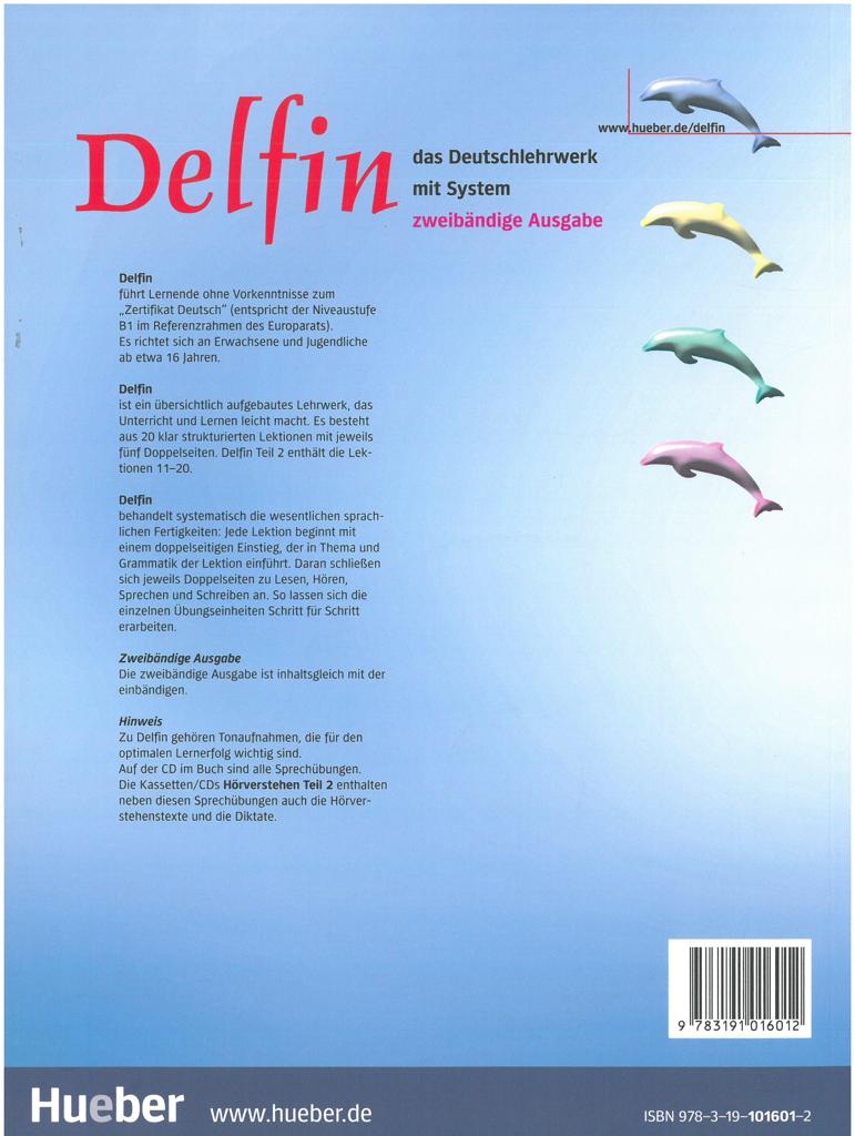 DELFIN ΔΙΤΟΜΟ 2 KURSBUCH (+CD) LEKTIONEN 11-20