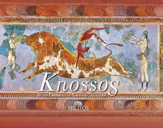 KNOSSOS, AT THE THRESHOLD OF EUROPEAN CIVILIZATION (ΕΞΩΦΥΛΛΟ ΤΟΙΧΟΓΡΑΦΙΑ ΜΕ ΤΑΥΡΟΚΑΘΑΨΙΑ)