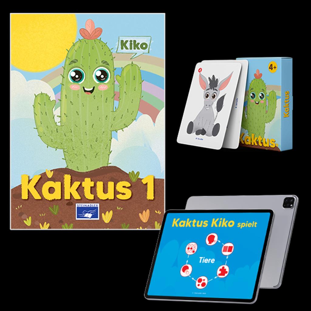 KAKTUS 1 BUNDLE (KURSBUCH + APP +CARDS)