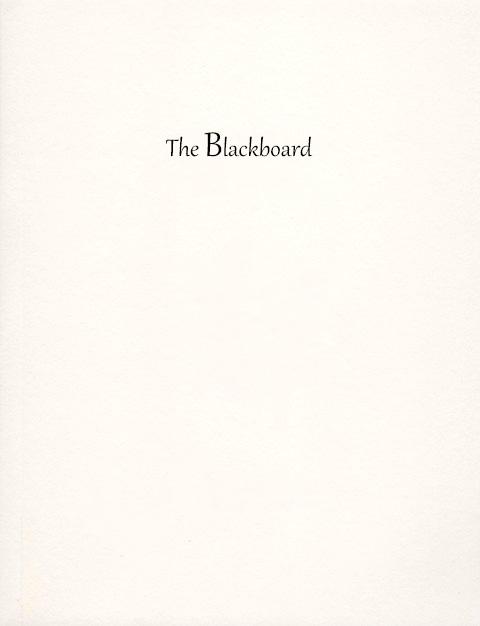 THE BLACKBOARD