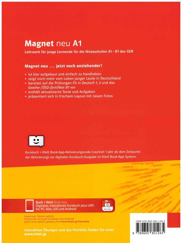 MAGNET NEU A1 KURSBUCH (+CD+KLETT BOOK-APP)