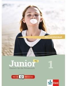 JUNIOR NEU 1 KURSBUCH UND UBUNGSBUCH (+ONLINE+KLETT BOOK-APP)