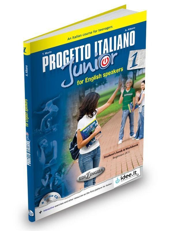 PROGETTO ITALIANO JUNIOR 1 FOR ENGLISH SPEAKERS STUDENTE ED ESERCIZI (+DVD) (A1)