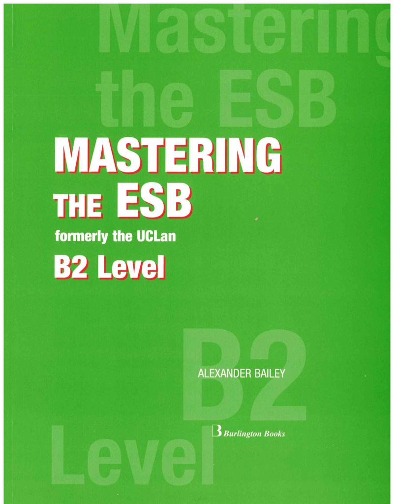MASTERING THE ESB STUDENT'S BOOK 2017