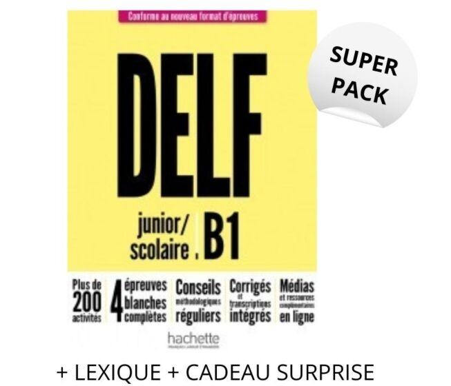 SUPER PACK DELF B1 SCOLAIRE ET JUNIOR (+ LEXIQUE +TEST DELF + CADEAU SURPRISE)