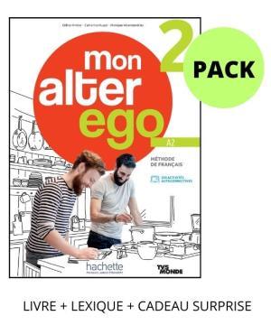 MON ALTER EGO 2 LIVRE D' ELEVE PACK (+LEXIQUE + TEST DELF+ CADEAU SUPRISE)