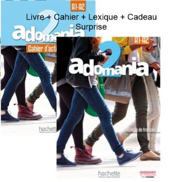 ADOMANIA 2 SUPER PACK (LIVRE + CAHIER + LEXIQUE + CADEAU SURPRISE) N/E