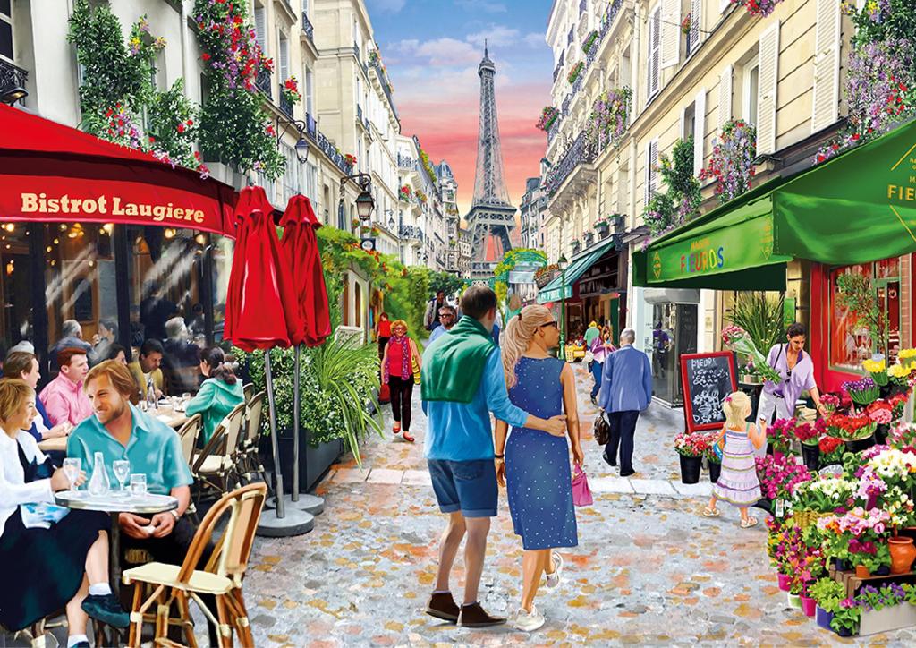 WOODEN.CITY - ΞΥΛΙΝΟ ΠΑΖΛ ΓΑΛΛΙΚΟ BISTRO (505 ΚΟΜΜΑΤΙΑ)