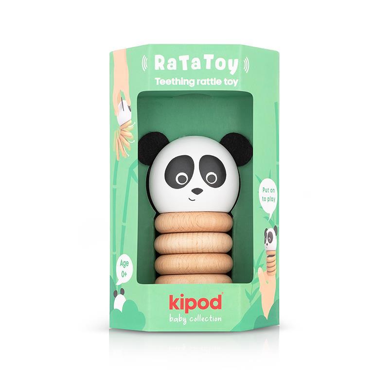 KIPOD - RA-TA-TOY PANDA RATTLE, PUPPET & TEETHING RINGS 0 ΕΤΩΝ+