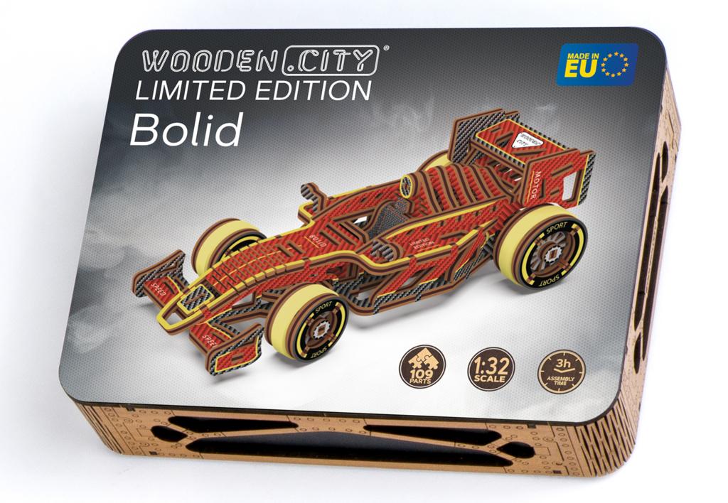 WOODEN.CITY - ΞΥΛΙΝΟ ΜΗΧΑΝΙΚΟ ΠΑΖΛ ΑΓΩΝΙΣΤΙΚΟ ΑΥΤΟΚΙΝΗΤΟ (LIMITED) (109 ΚΟΜΜΑΤΙΑ)